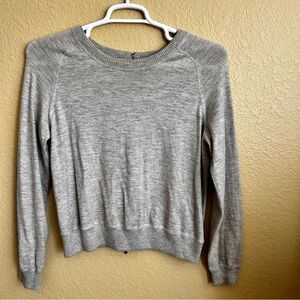 Theory Full Zipper Cashmere Sweater